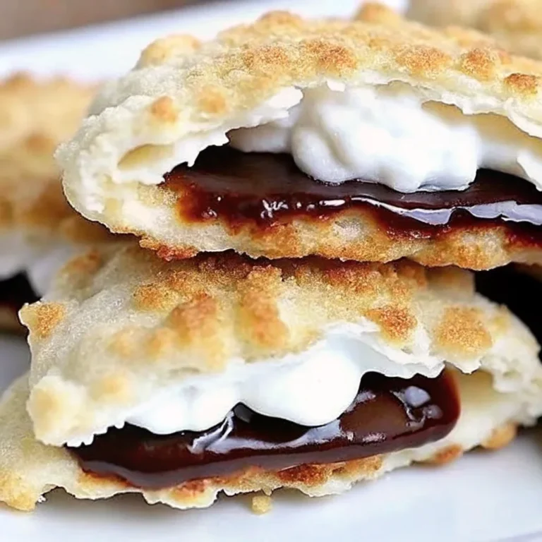 Buttery s'mores hand pies fresh baked with golden crust