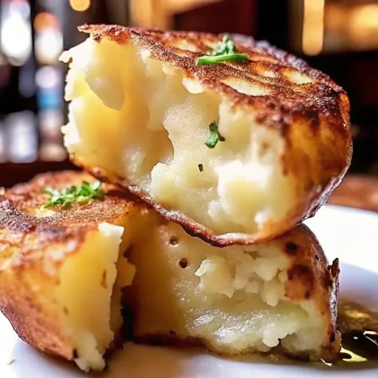 Crispy mashed potato cheese puffs served in a bowl