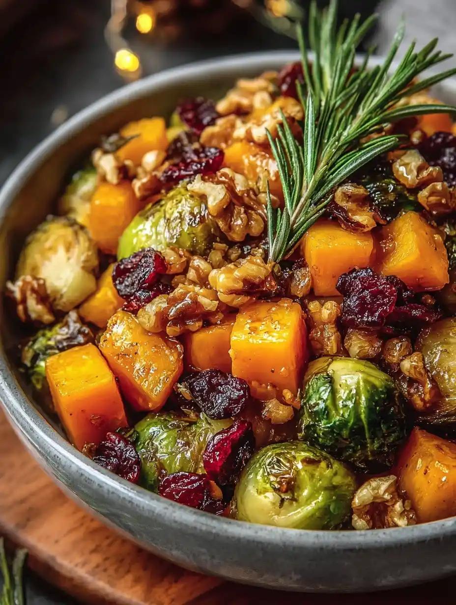 Welcome to Nessy Recipes 5 Maple Balsamic Roasted Brussels Sprouts and Squash