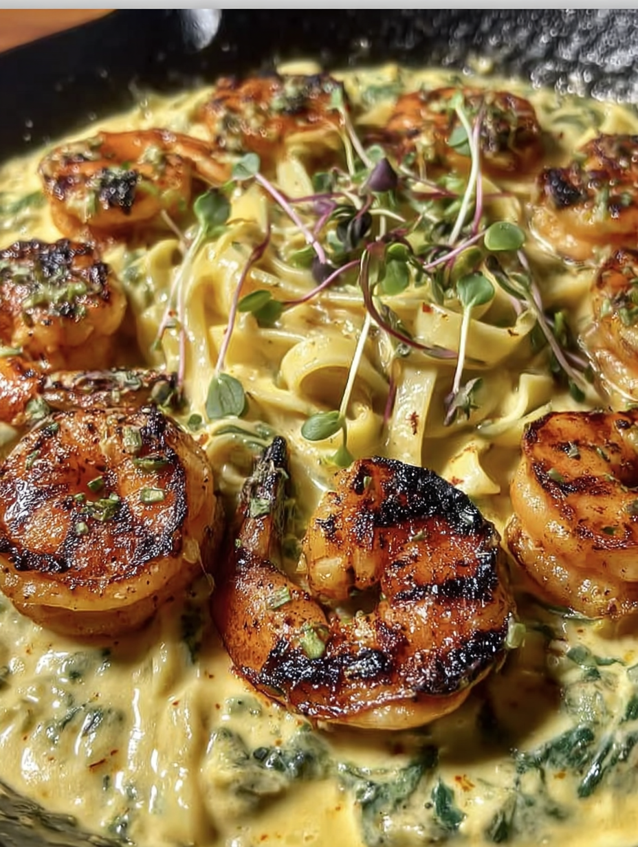 Welcome to Nessy Recipes 5 Shrimp Fettuccine Alfredo