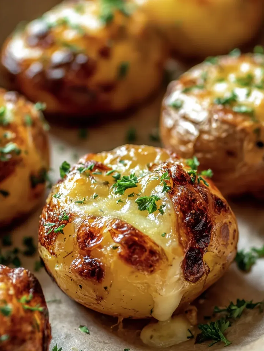 Crispy Potato & Cheese Bombs with Garlic Butter 2 card Crispy Potato Cheese Bombs