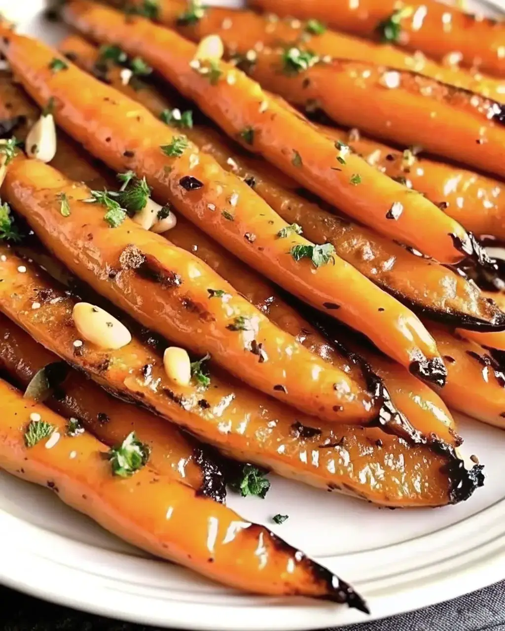 Honey Garlic Butter Roasted Carrots (Sweet, Savory & Perfectly Caramelized) 2 card honey garlic butter roasted carrots