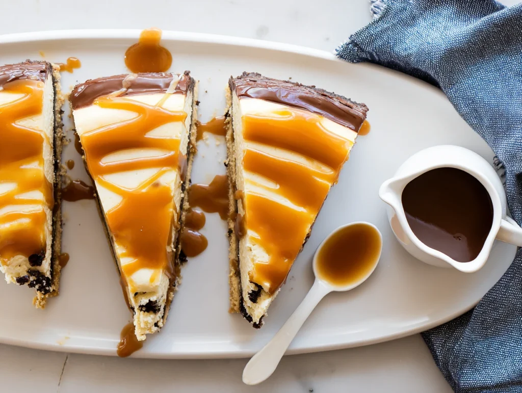 Caramel Brownie Cheesecake