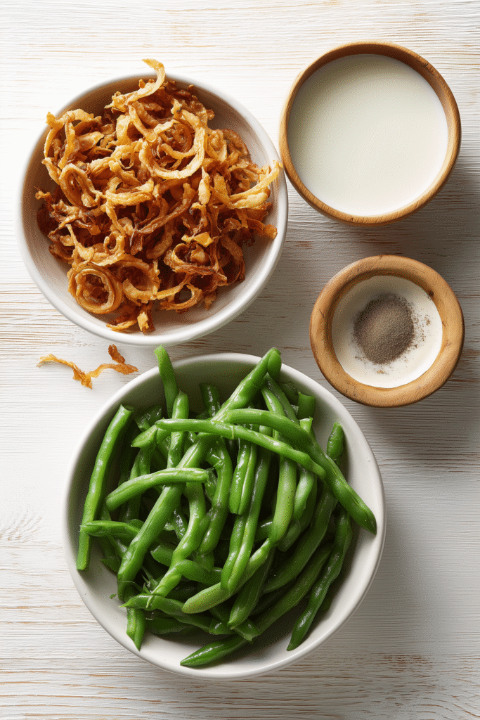Classic Green Bean Casserole (Creamy, Crispy & Totally Cozy) 2 Green Bean Casserole 1