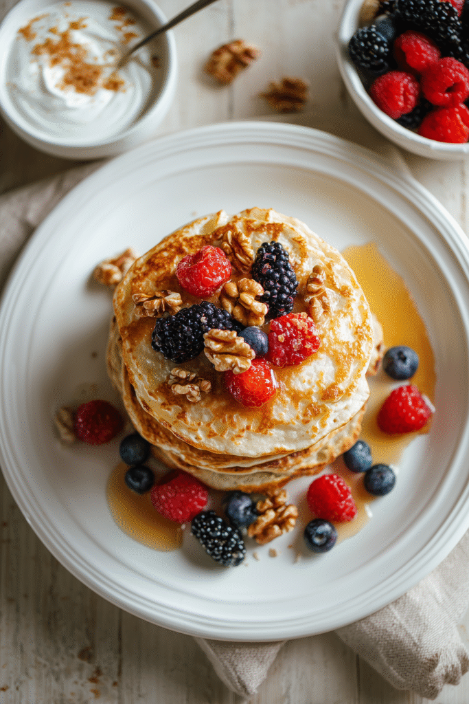 Oat Flour Pancakes 4 Oat Flour Pancakes 3