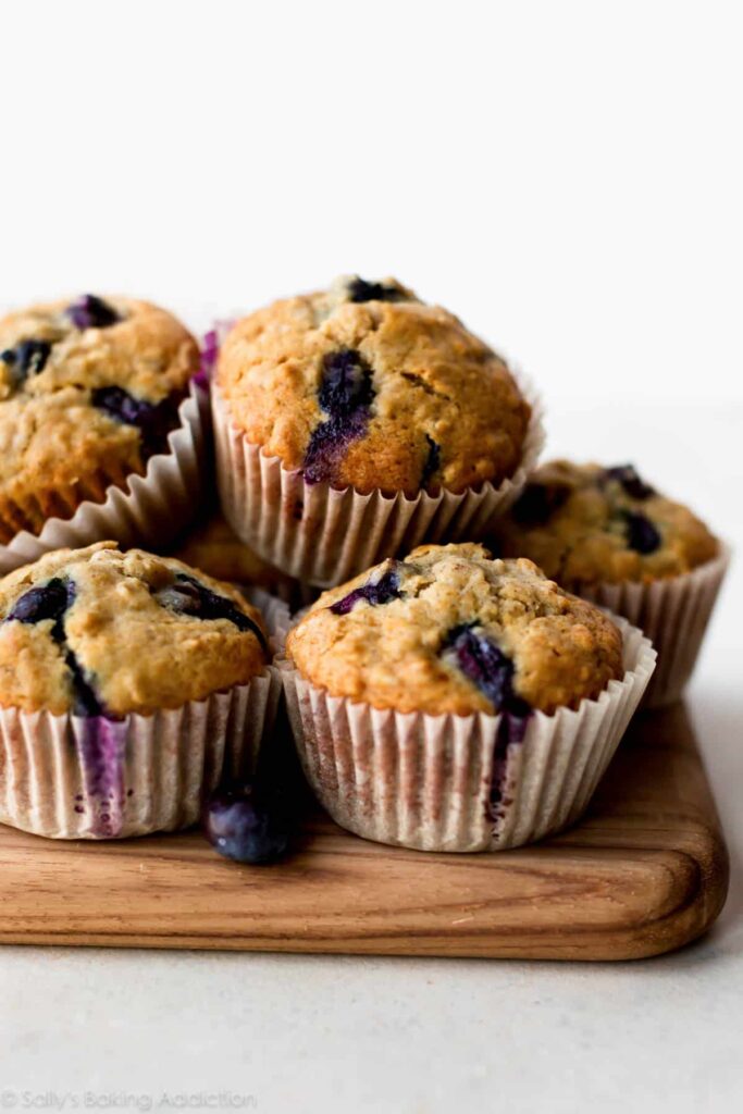 blueberry oatmeal muffins