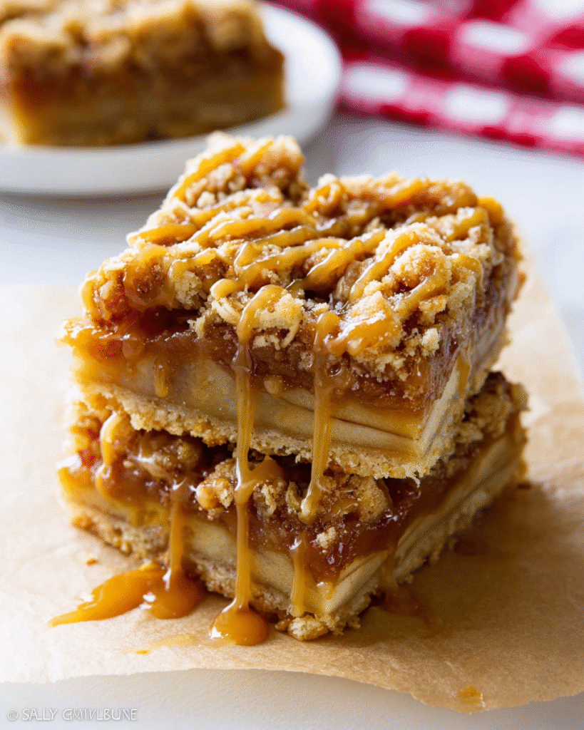Recipe Index 24 salted caramel apple pie bars recipe