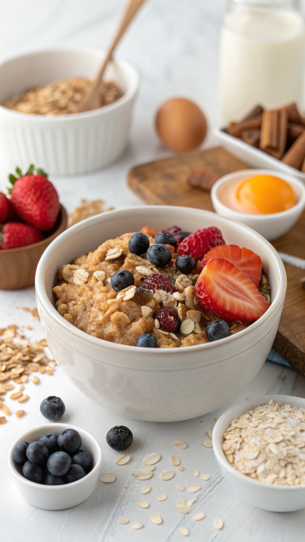 Best Bowl Baked Oatmeal 2 Bowl Baked Oatmeal ingredients preparation