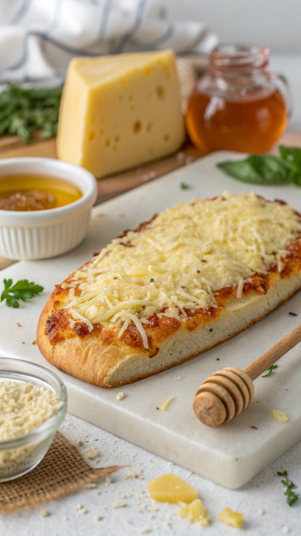 Best Hot Honey Cheesy Bread 2 Hot Honey Cheesy Bread ingredients preparation