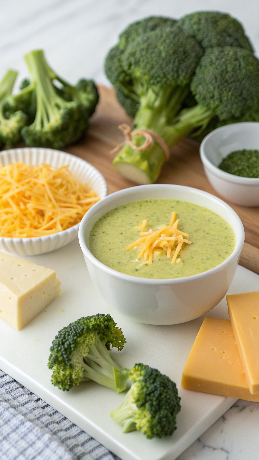 Best Broccoli Cheese Soup 2 Broccoli Cheese Soup ingredients preparation