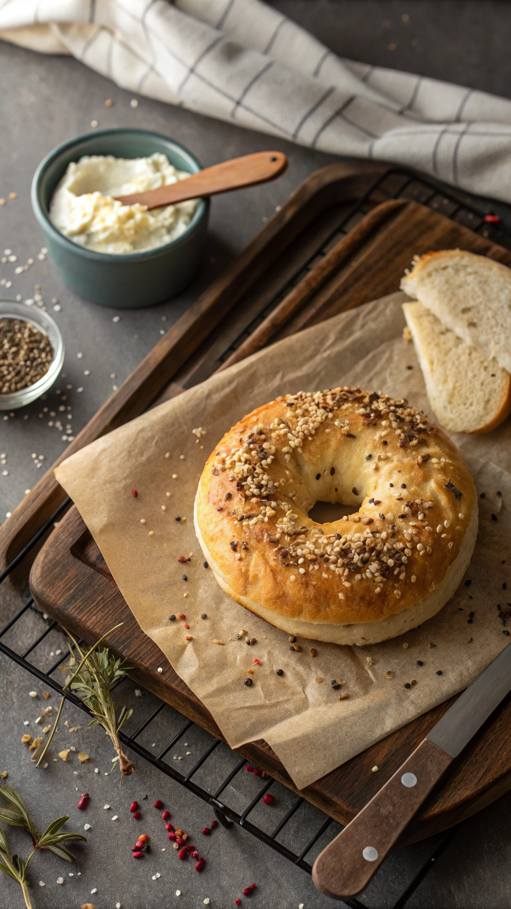 Bagels Recipe cooking process step
