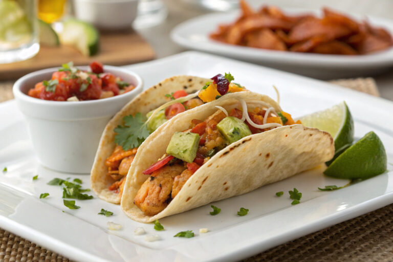 Packed Chicken Tacos featured dish plated