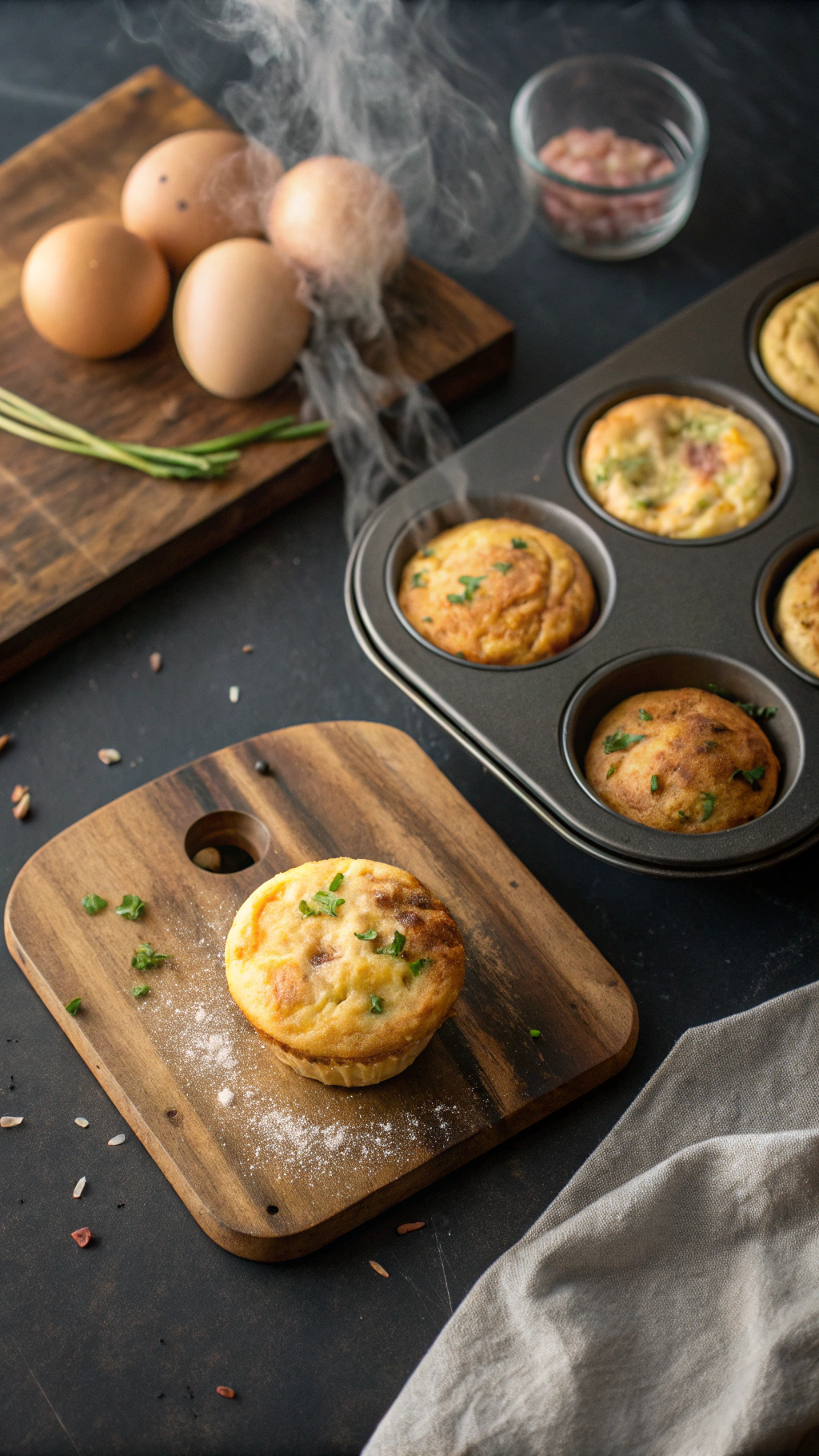 Best Breakfast Egg Muffins 3 Breakfast Egg Muffins cooking process step