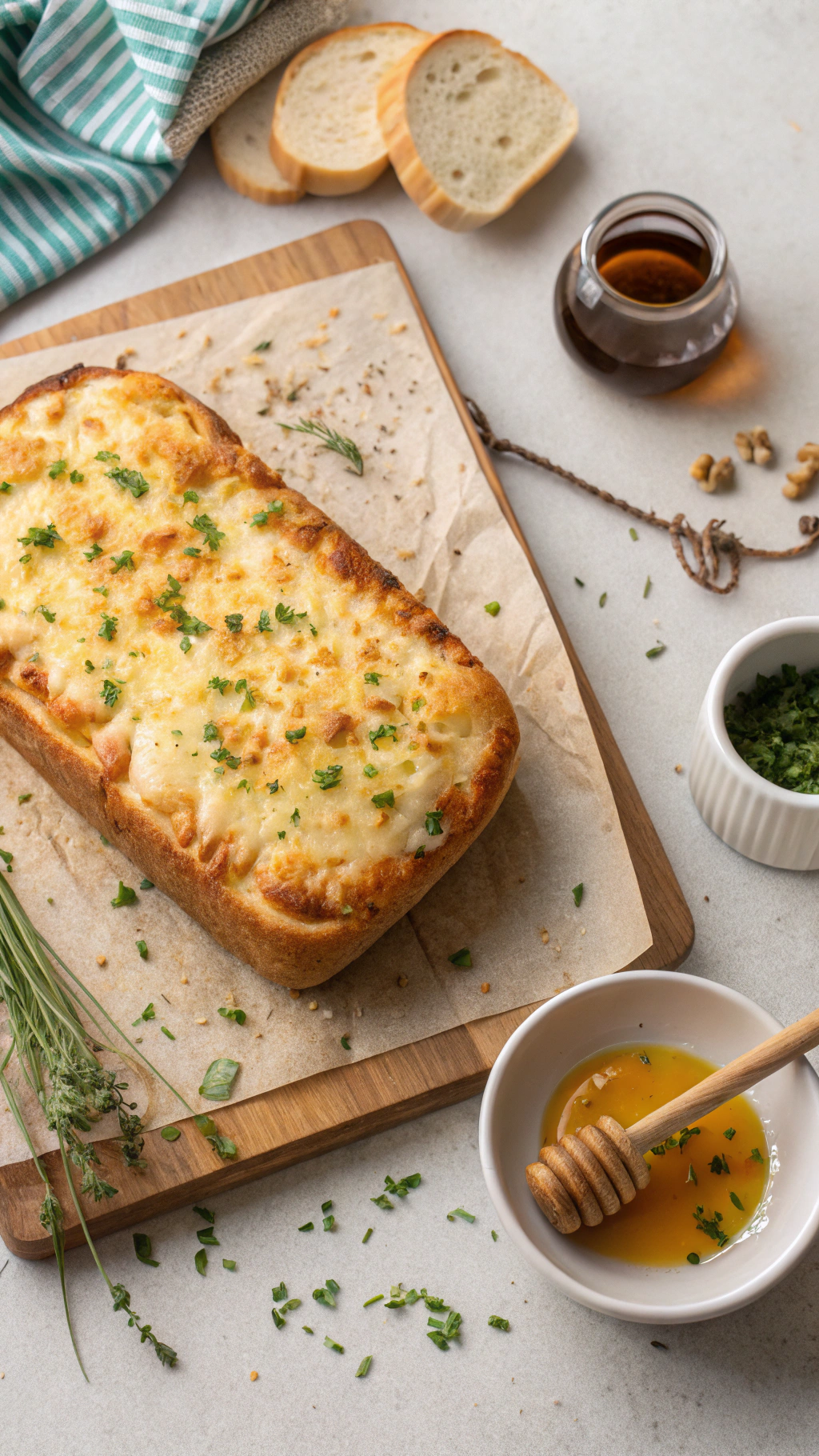 Best Hot Honey Cheesy Bread 3 Hot Honey Cheesy Bread cooking process step