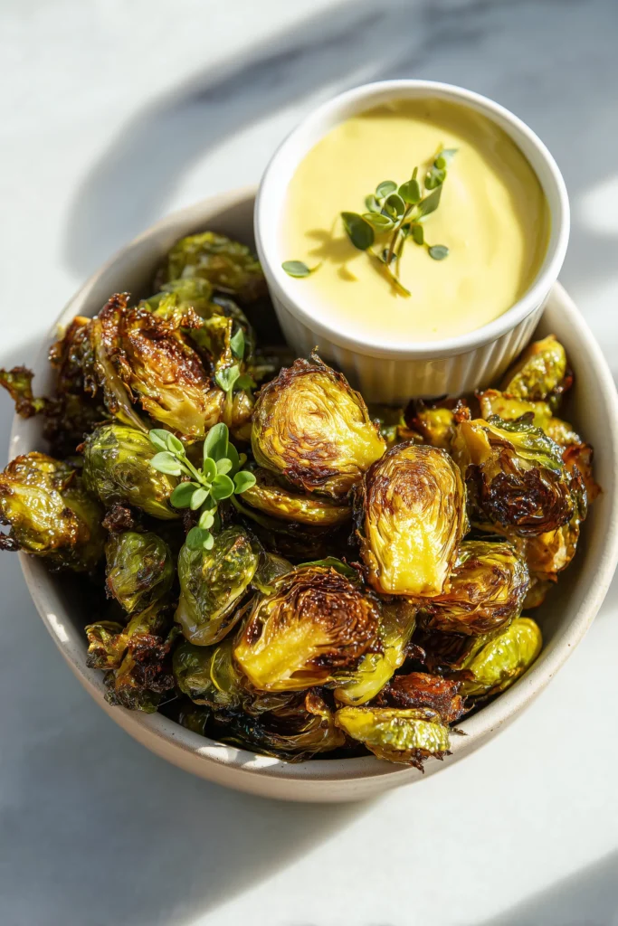 crispy smashed brussels sprouts serving ideas