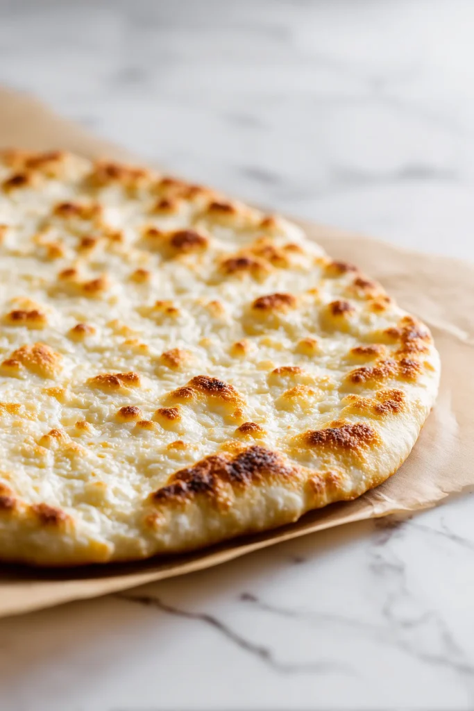Viral Cottage Cheese Flatbread Pizza 3 viral cottage cheese flatbread pizza baking
