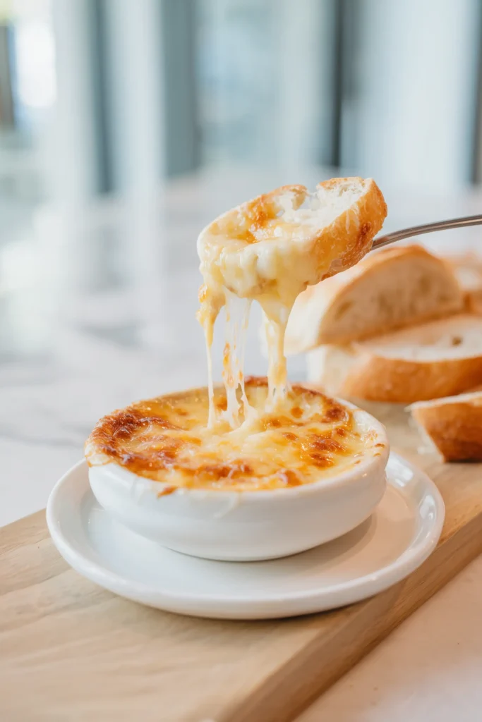 Irresistibly Cheesy Tennessee Onions Better than Onion Rings 4 Serving Irresistibly Cheesy Tennessee Onions Better than Onion Rings from a bubbling casserole with stretchy cheese.