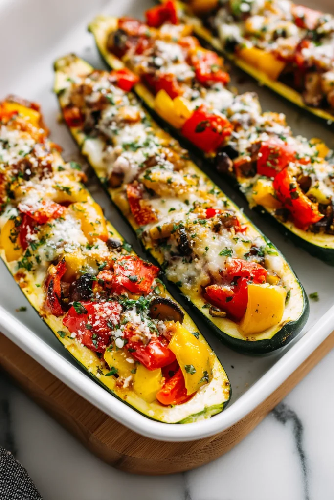 Zucchini Boats Recipe 1 featured zucchini boats