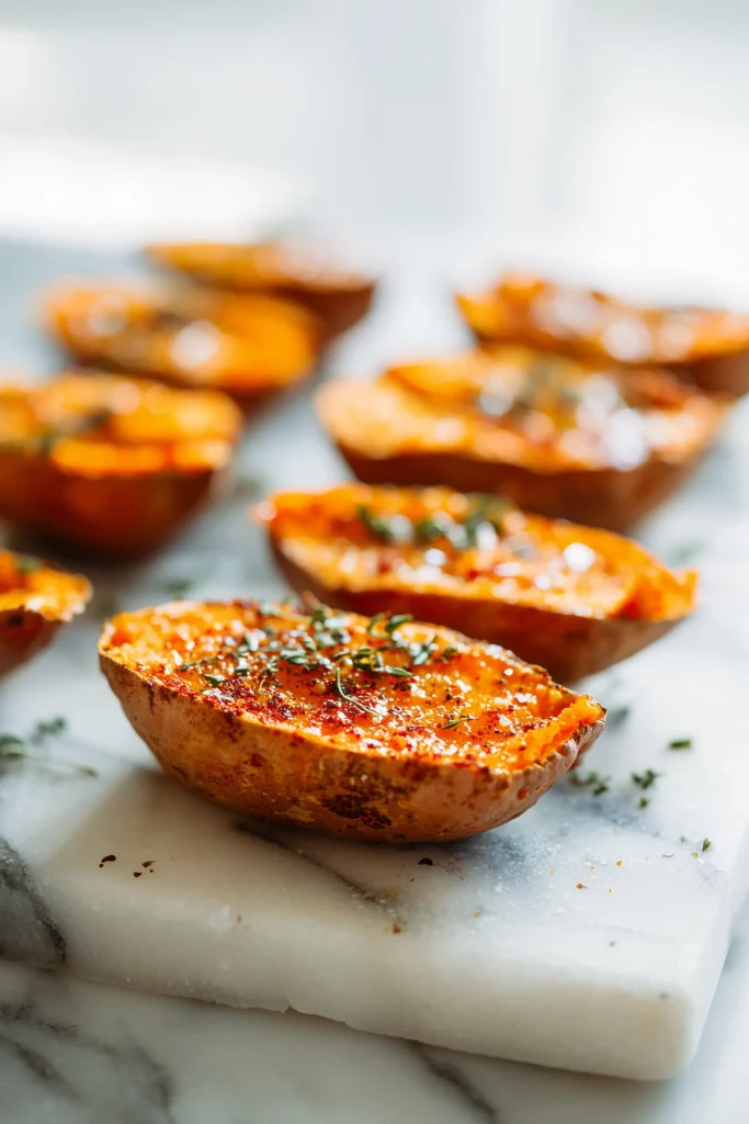 roasting sweet potato skins process
